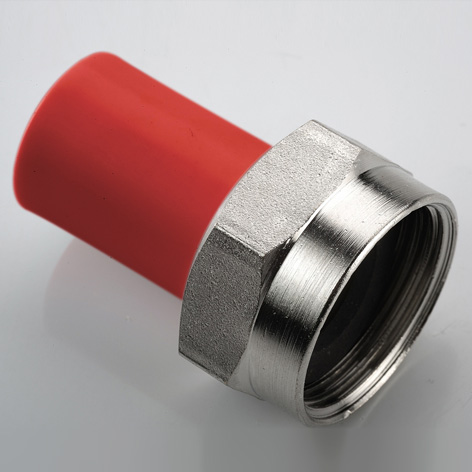 Бурт с накидной гайкой AntiFire D20-3/4 RED