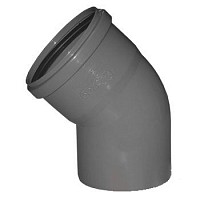Отвод ПОЛИТЭК ПП 50х87,5˚ канализац