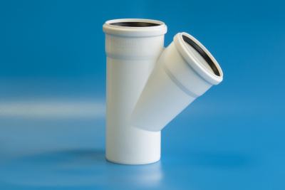 Тройник для бесш. кан-и из ПП Ø 50х50/45˚ РТП 24555