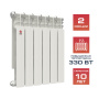 НРЗ Радиатор биметаллический 500/80 02сек ОПТИМА 330 Вт
